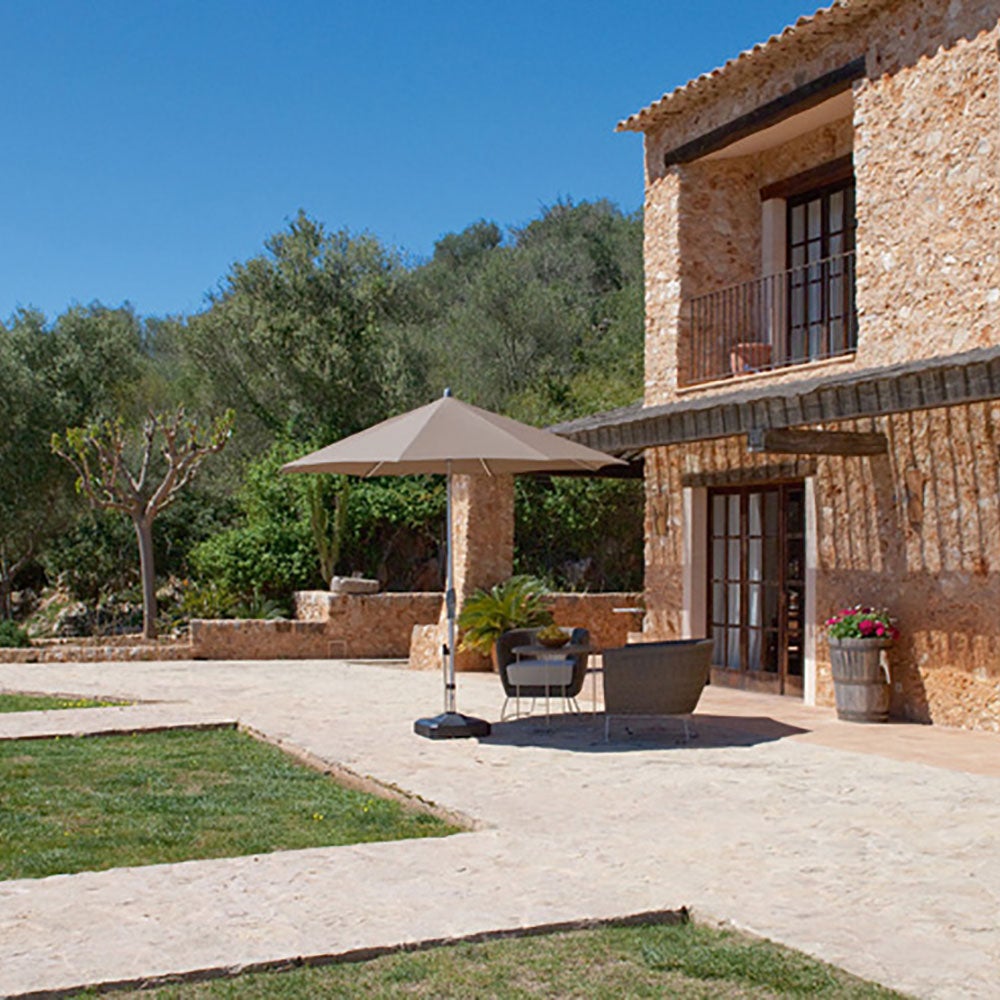 Alu-twist sonnenschirm 330 cm #151 ash 