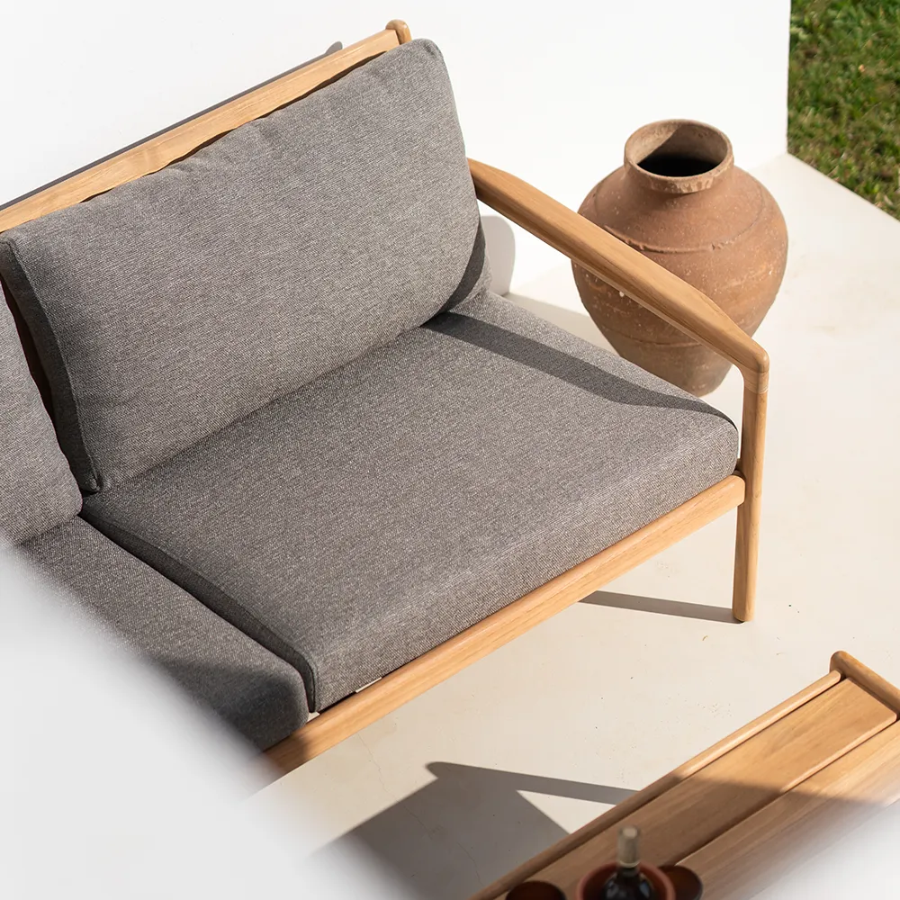 Jack 2-Sitzer-Sofa Teak/Mokka 
