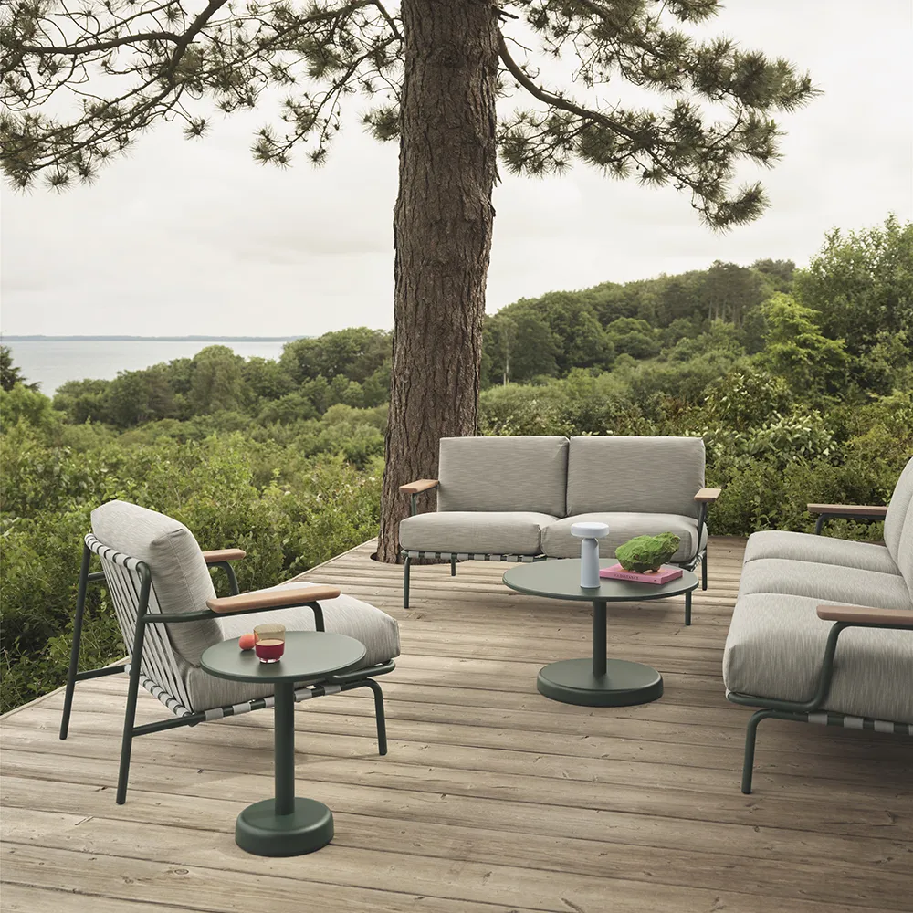 Settle Sessel Ribbed Weave 2/Dark Green 