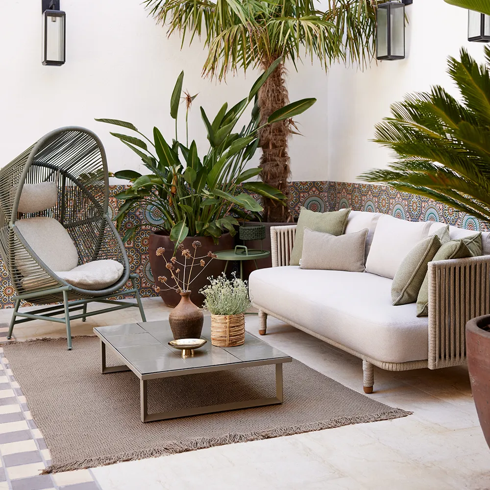 Knit teppich 240x170 cm Dunkelsand