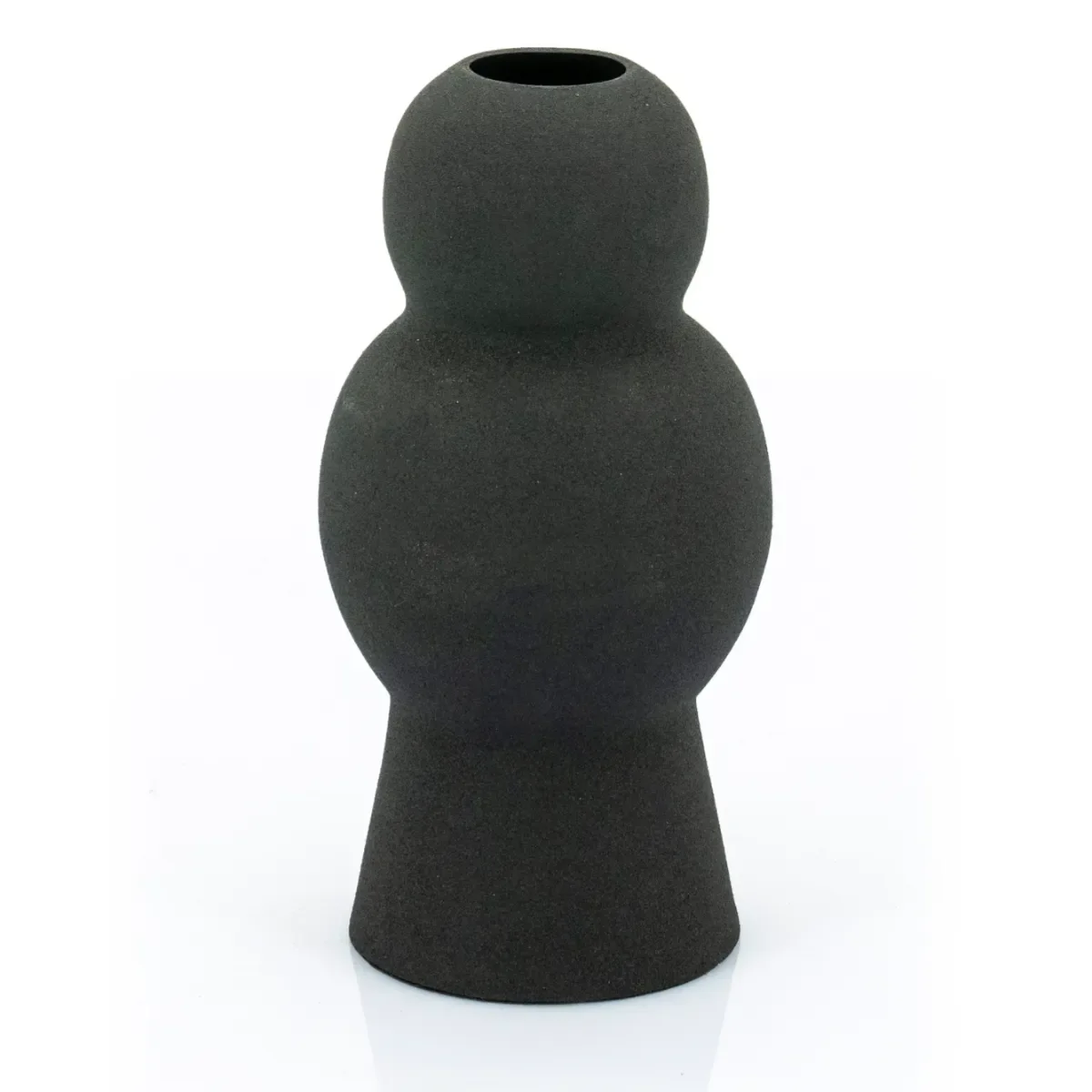 Bold Vase 10x10x20.5 cm Eisen schwarz
