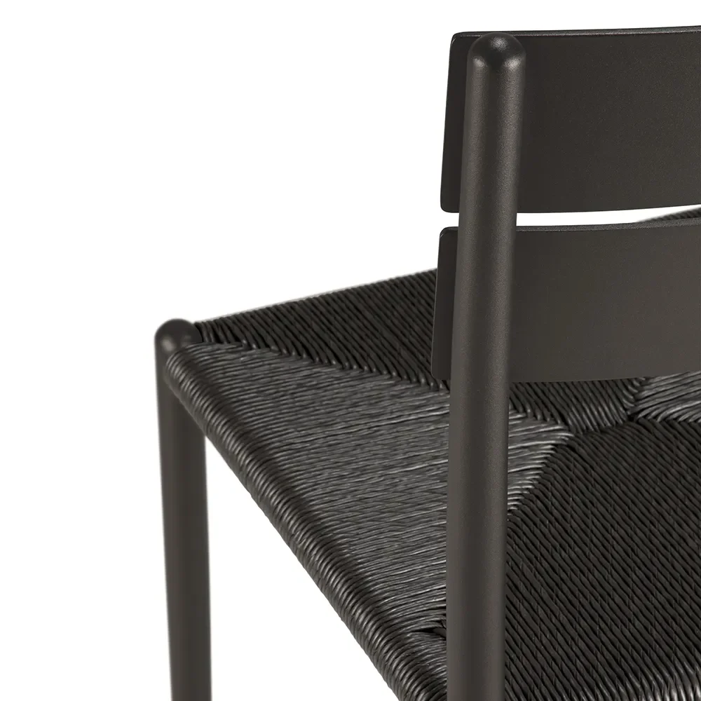 Elin Outdoor-Stuhl dunkelbraun