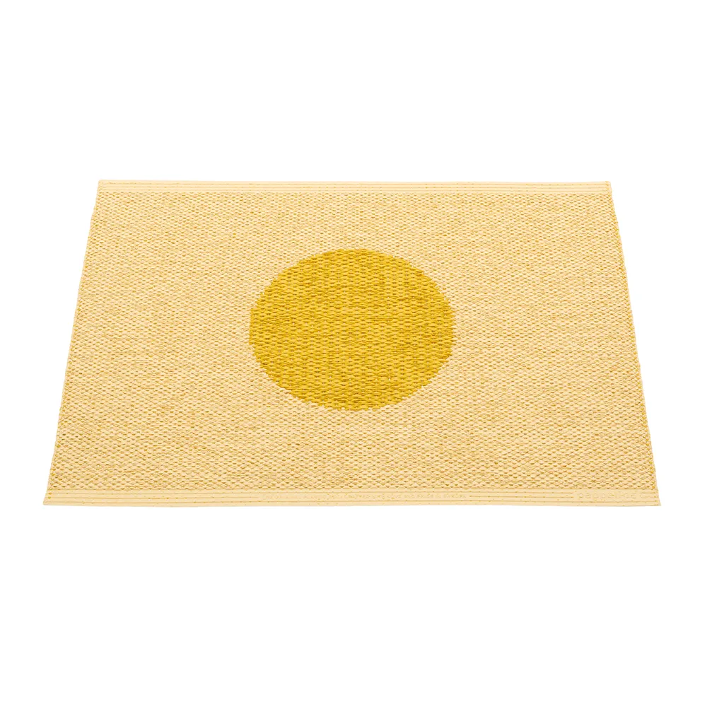 Vera Pop teppich Mustard/Pale Yellow 70 x 50cm