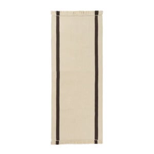 Calm Kelim Teppich 80x200 cm - Off-white/Coffee