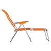 Spaghetti Sonnenliege orange Aluminium