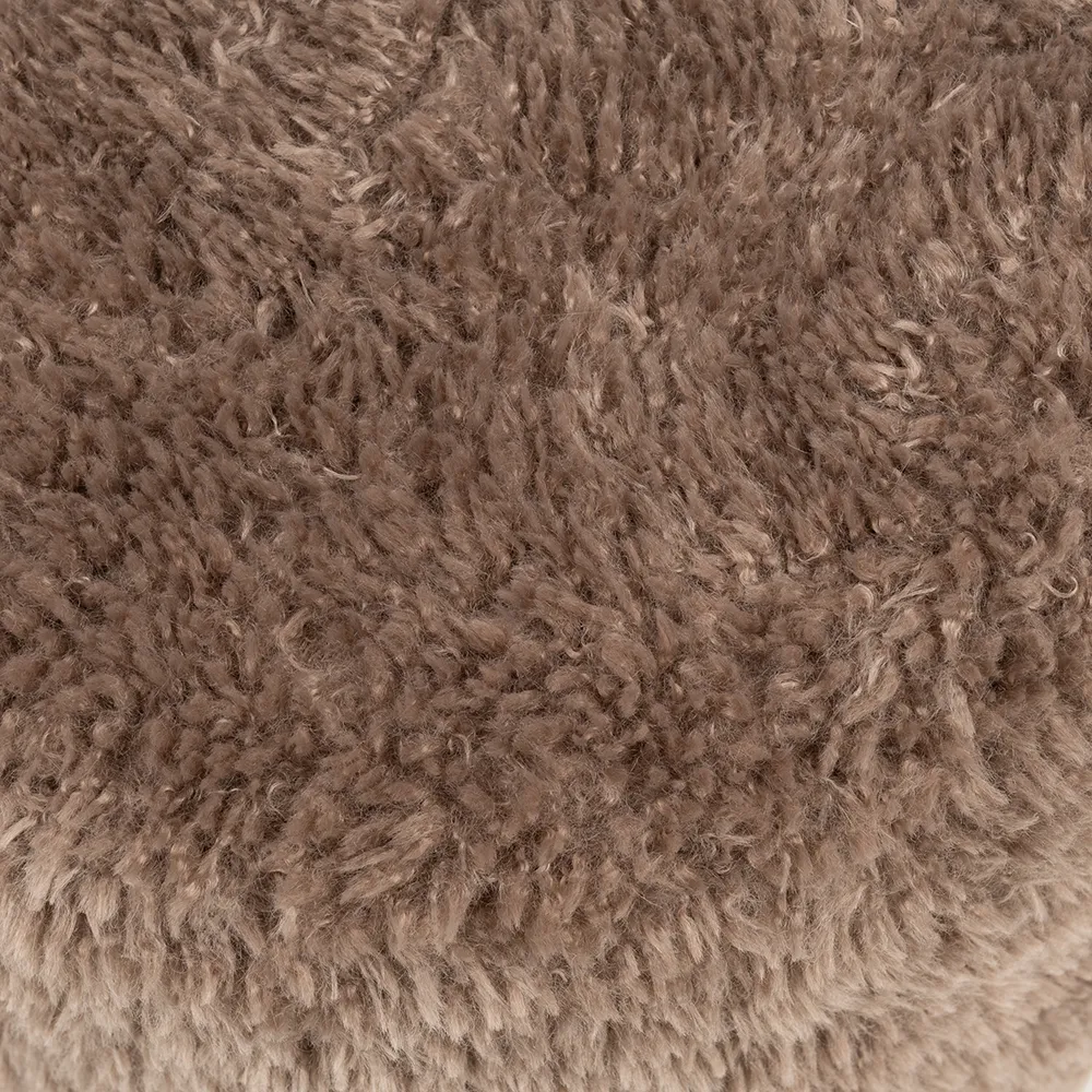 Fußhocker Bowery Raccoon Taupe