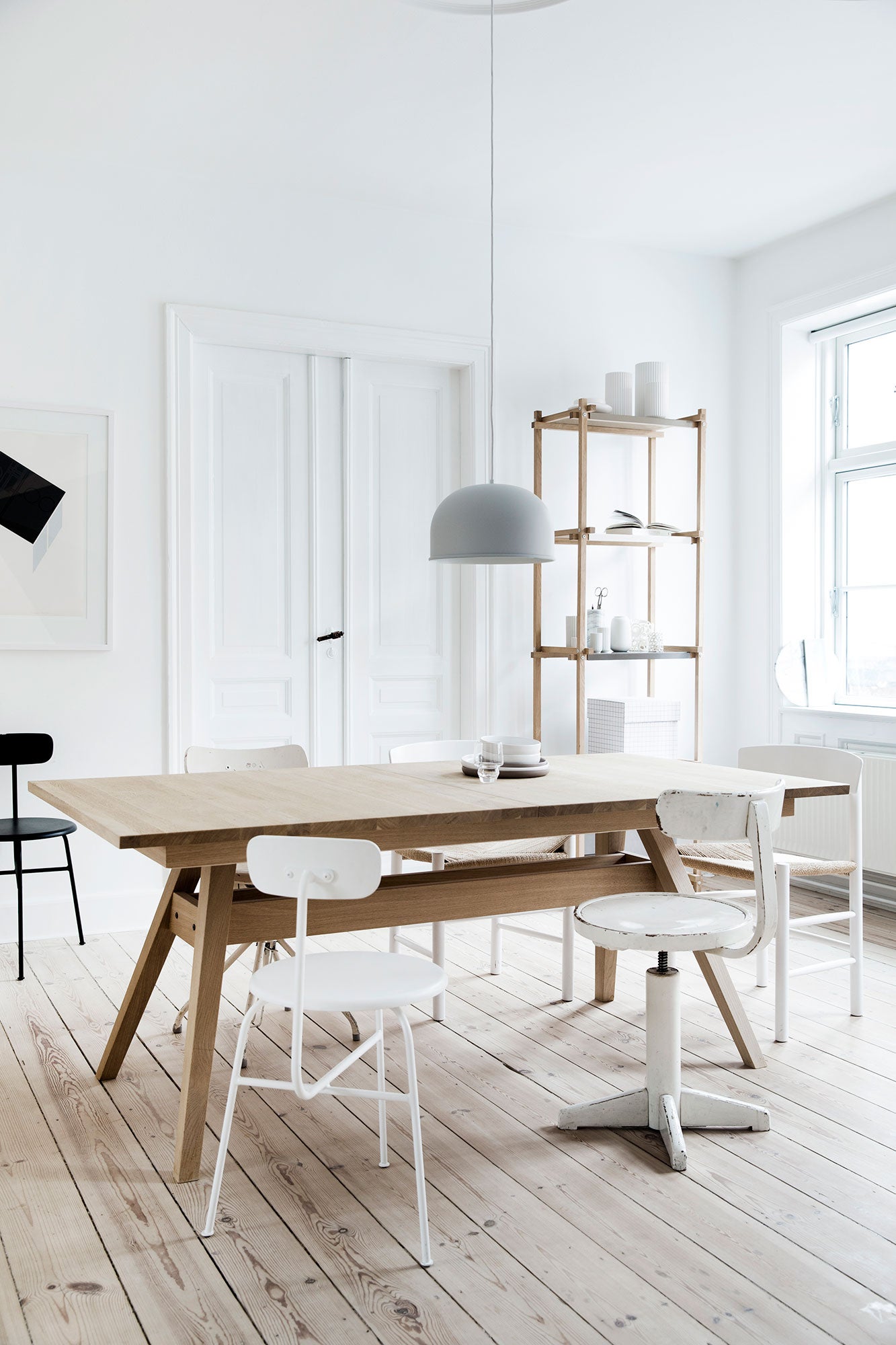 Sm11 Tisch Eiche Weißöl 183-275X100X74Cm 