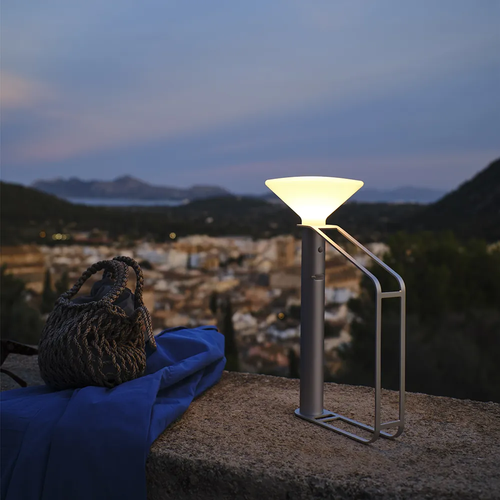 Piton Portable Lampe Aluminium