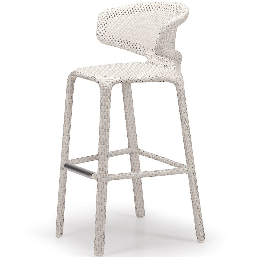 Seashell Barhocker weiß 