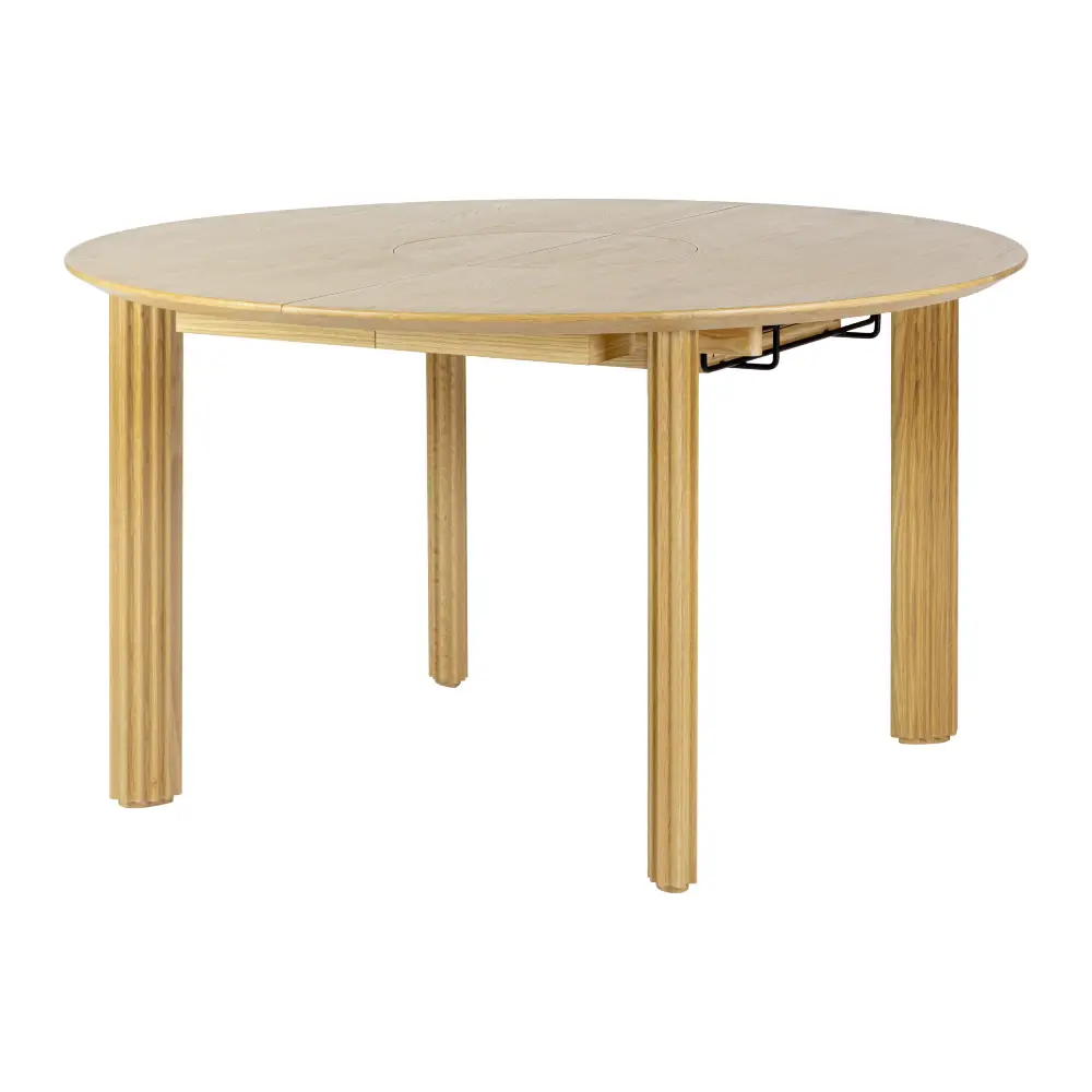 Comfort Circle Esstisch mit Verlängerung 132-202x132 Oak