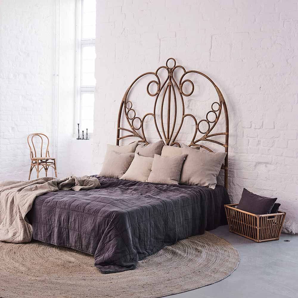 Kopfteil Natalia 180 cm Rattan antik