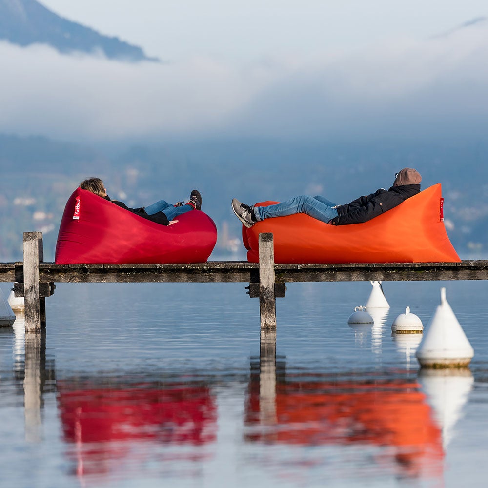 Lamzac aufblasbare Liege himmelblau