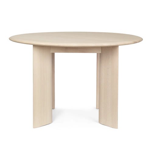 Bevel Esstisch Ø117 cm - White Oiled Beech