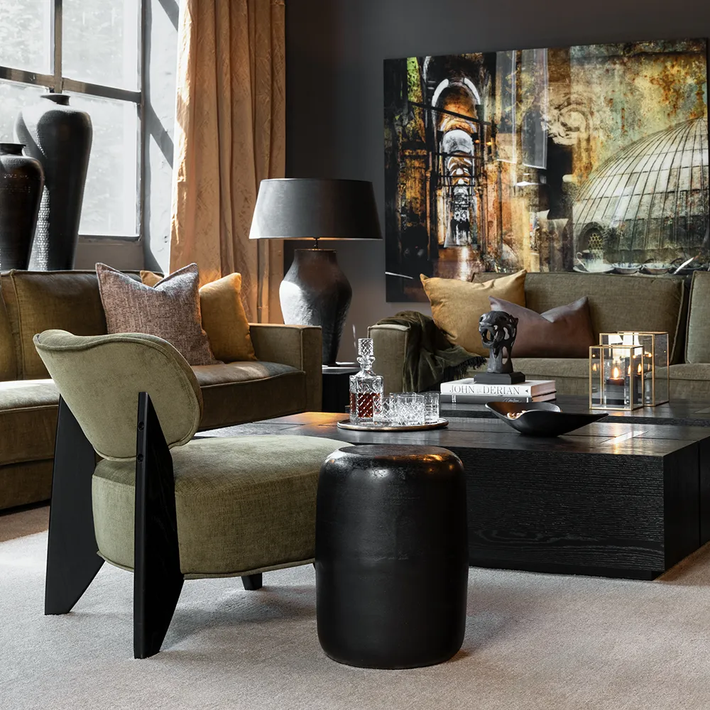 Cadiz Stoffsessel Hailey army