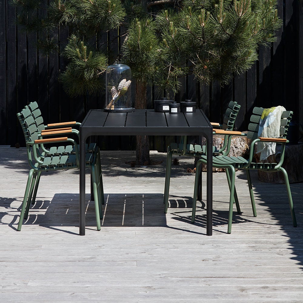 ReCLIPS Esszimmerstuhl Grün/Grün Aluminium Bambus