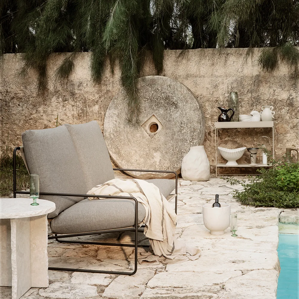 Champagnerkühler aus Marmor Alza