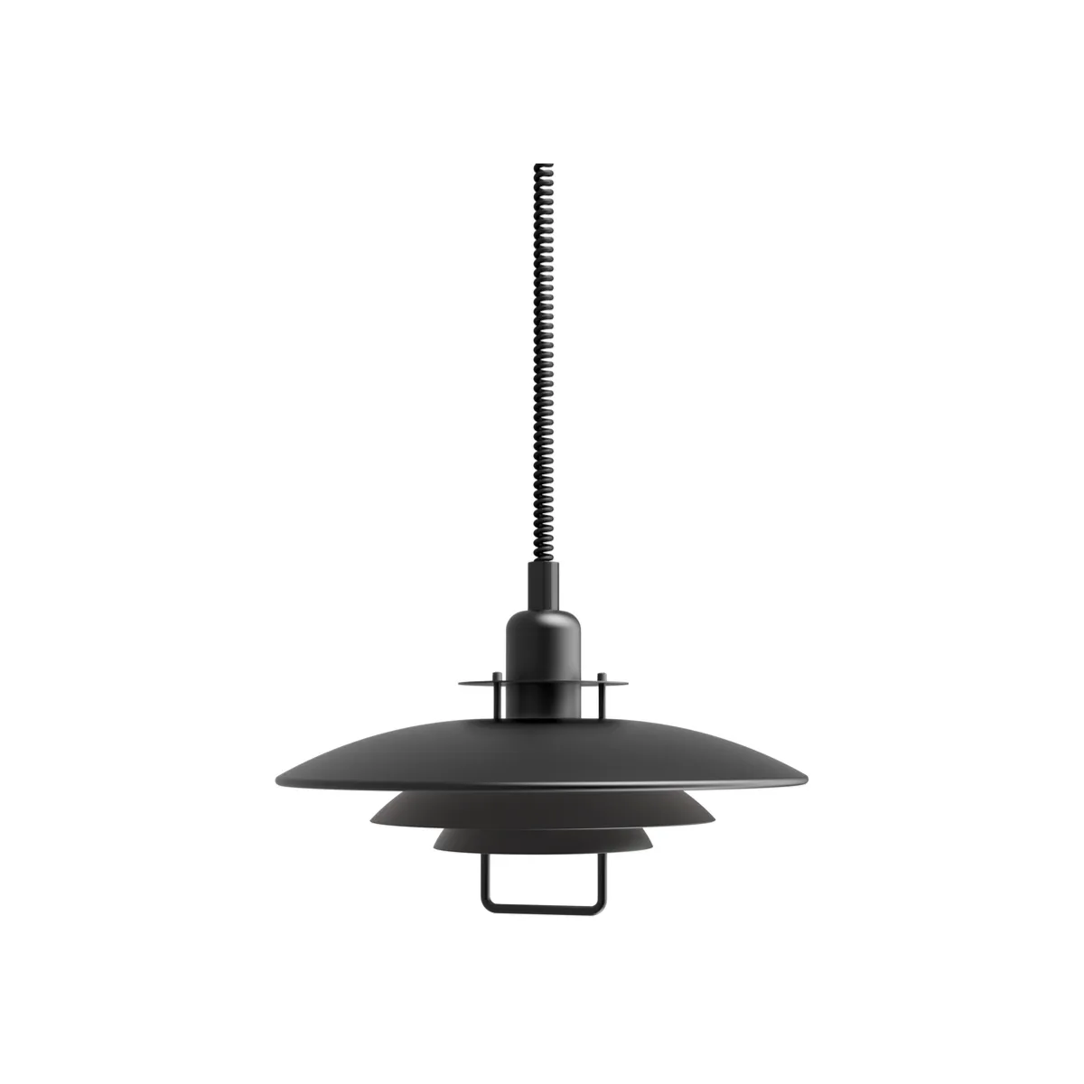 Primus II Pendelleuchte Ø43 cm Metall schwarz