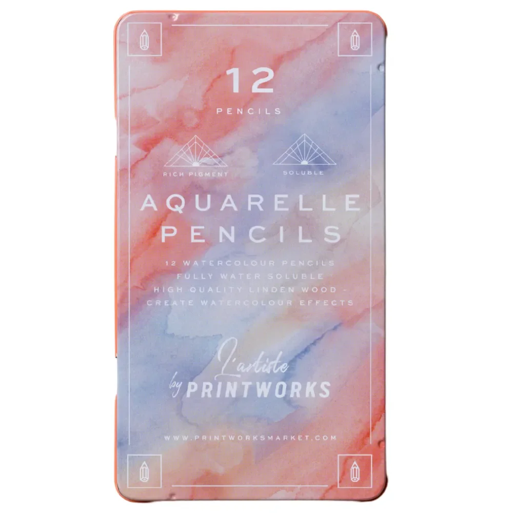  12 Buntstifte - Aquarelle