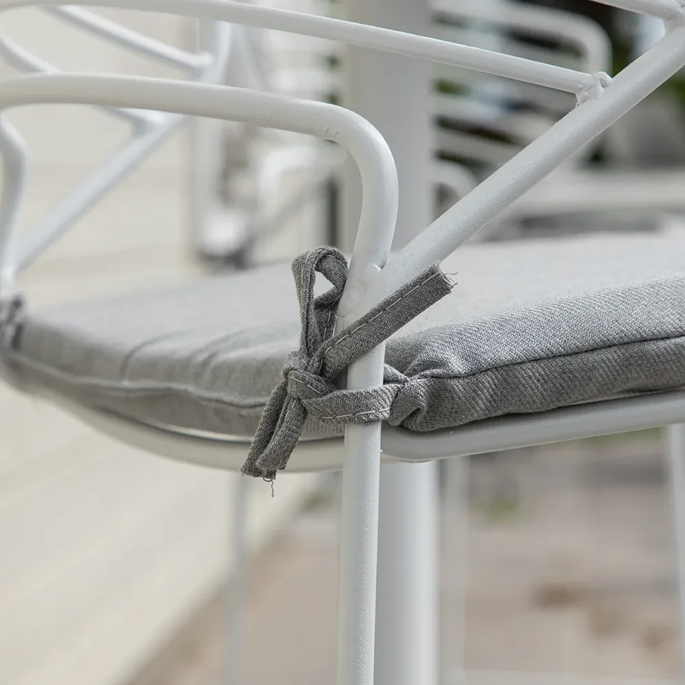 Milano Barhocker weiß 4er-Pack 