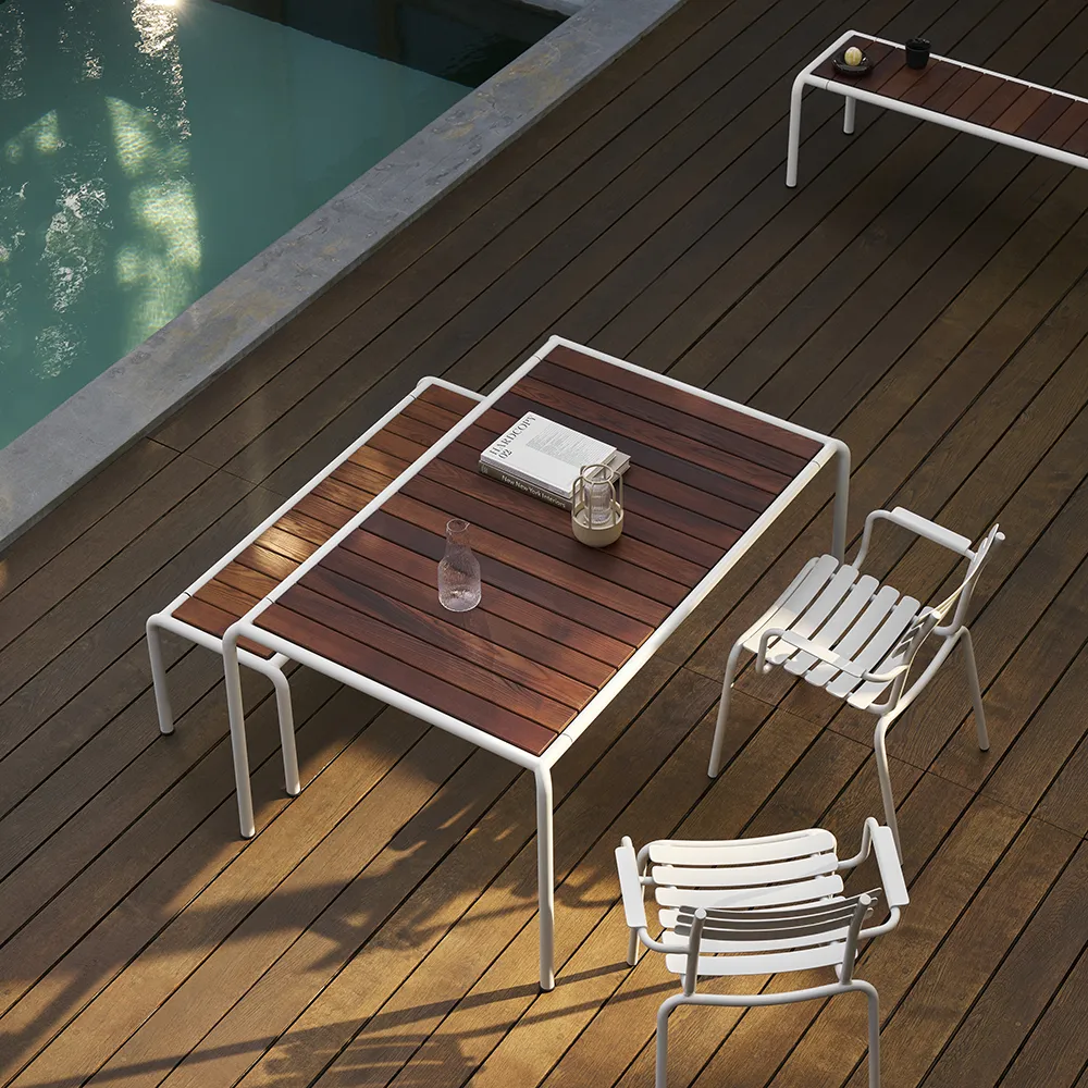  AVANTI Esstisch 153x98 cm Esche/Weiß