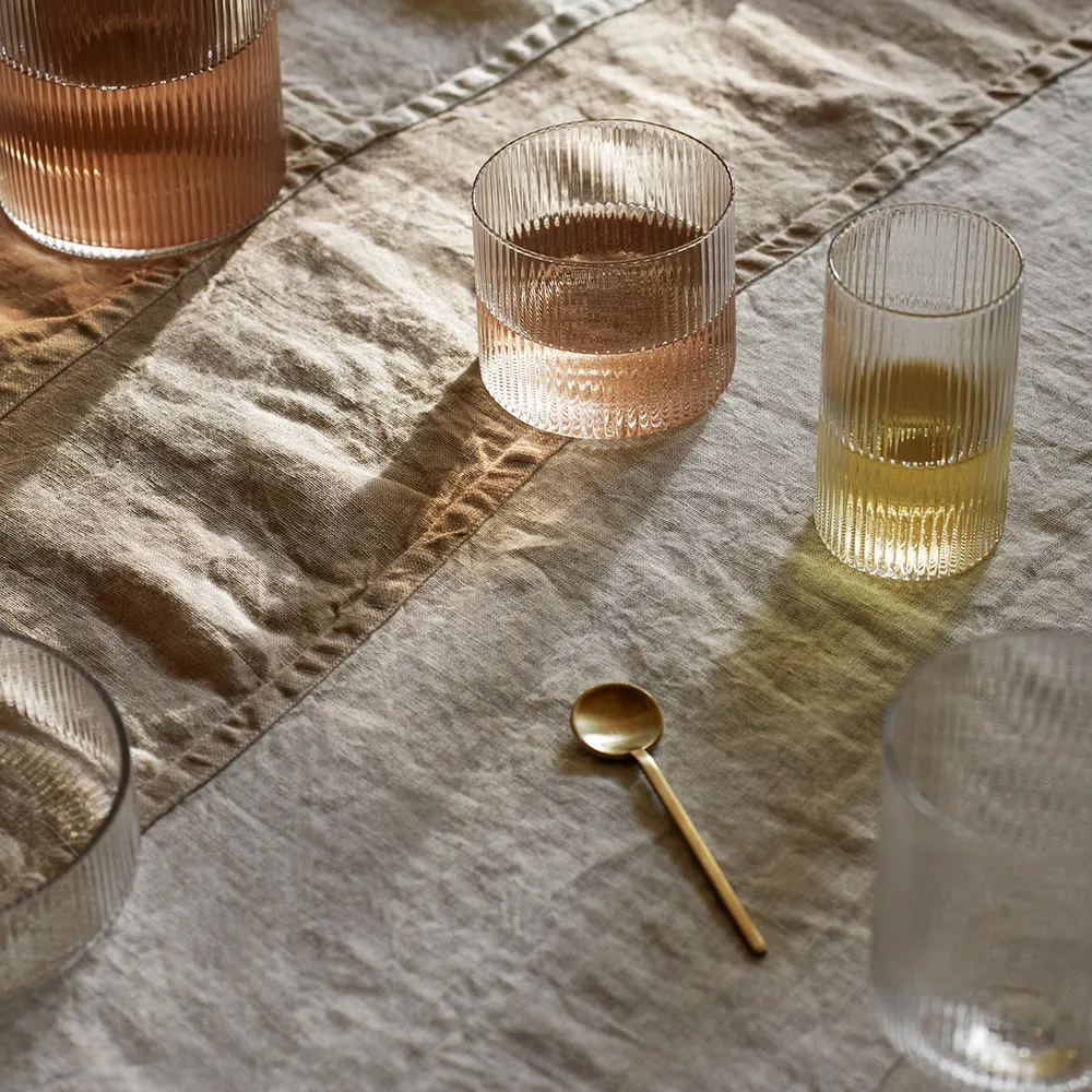 Ripple Niedriges Glas 4er-Pack - Clear