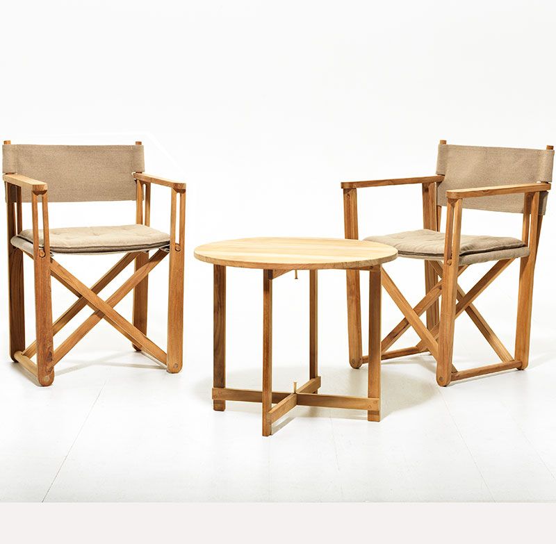 Kryss tisch 60cm Teak