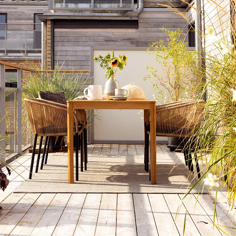 Joe esstisch 80x140 cm teak