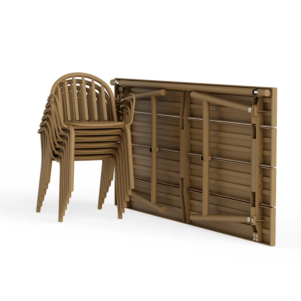 Fred'S Esstisch 100x220 cm Mochaccino