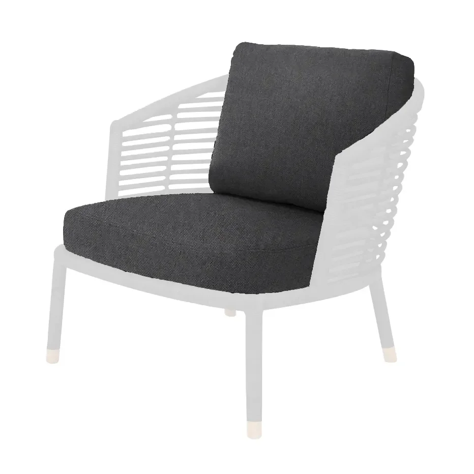 Moments/Sense Loungesessel Dünset INDOOR Dunkelgrau