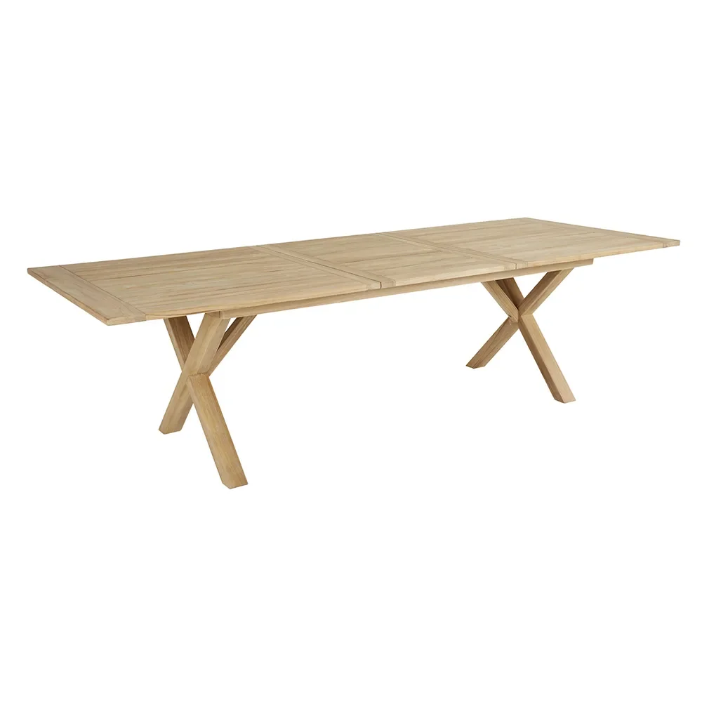 Brutus Esstisch 100x200-265 cm Teakholz