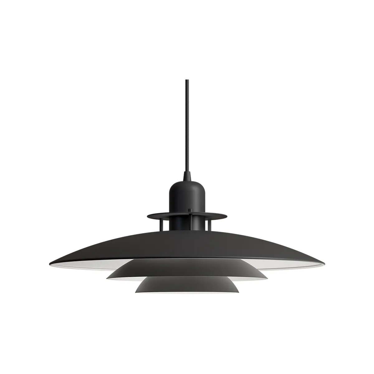 Primus V Pendelleuchte Ø47,5 cm Metall mattschwarz