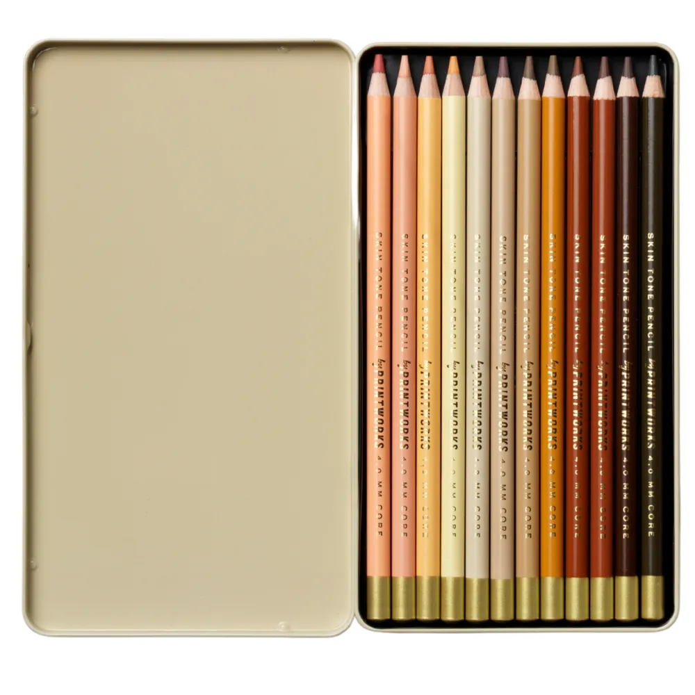  12 Buntstifte -  Skin tone