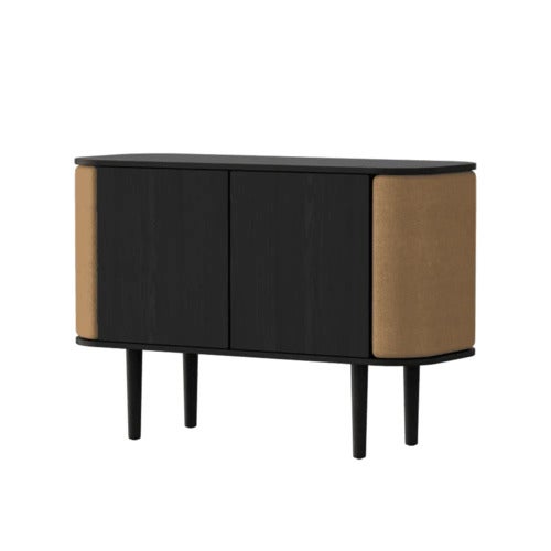  Treasures 2-türiger Schrank Schwarze Eiche/Sugar Brown