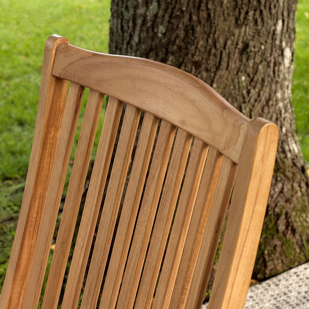 Veronica Sessel Natur Teakholz