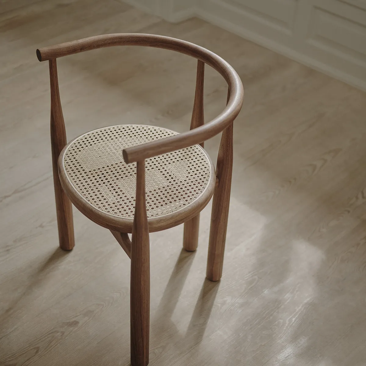 Armlehnstuhl Bukowski Rattan Eiche
