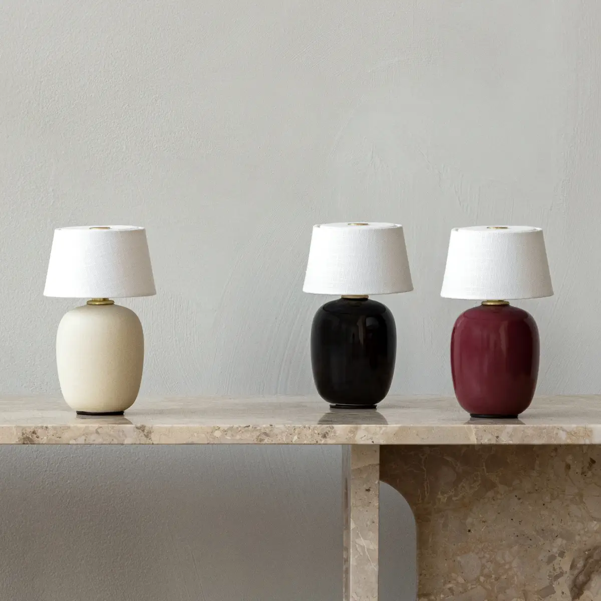 Torso Tragbare Lampe Rubin