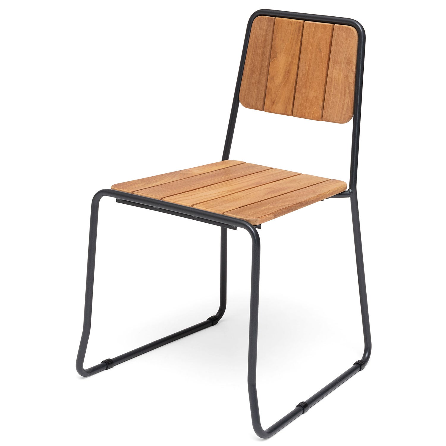 Oasis Stuhl Teak 2er-Pack braun Teak 