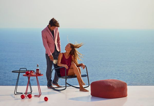 Copenhagen Schaukelstuhl Anthrazit