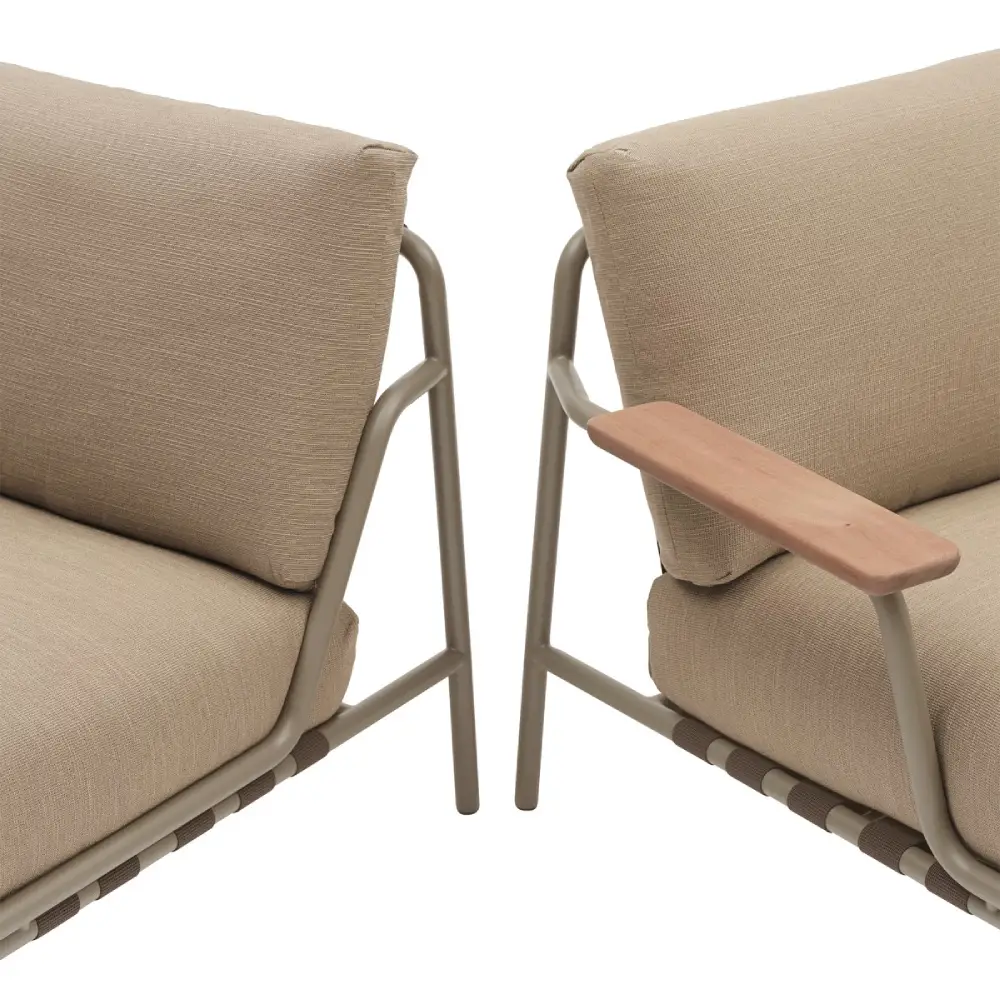 Loungesessel Settle Ribbed Weave 5/Taupe