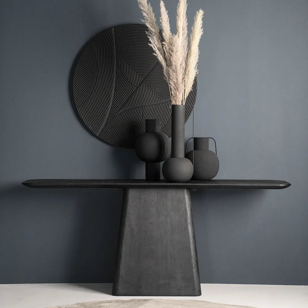 Aron Konsolentisch 180x40 - schwarz