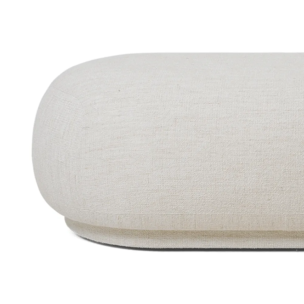 Rico Ottoman Boucle - Off-White