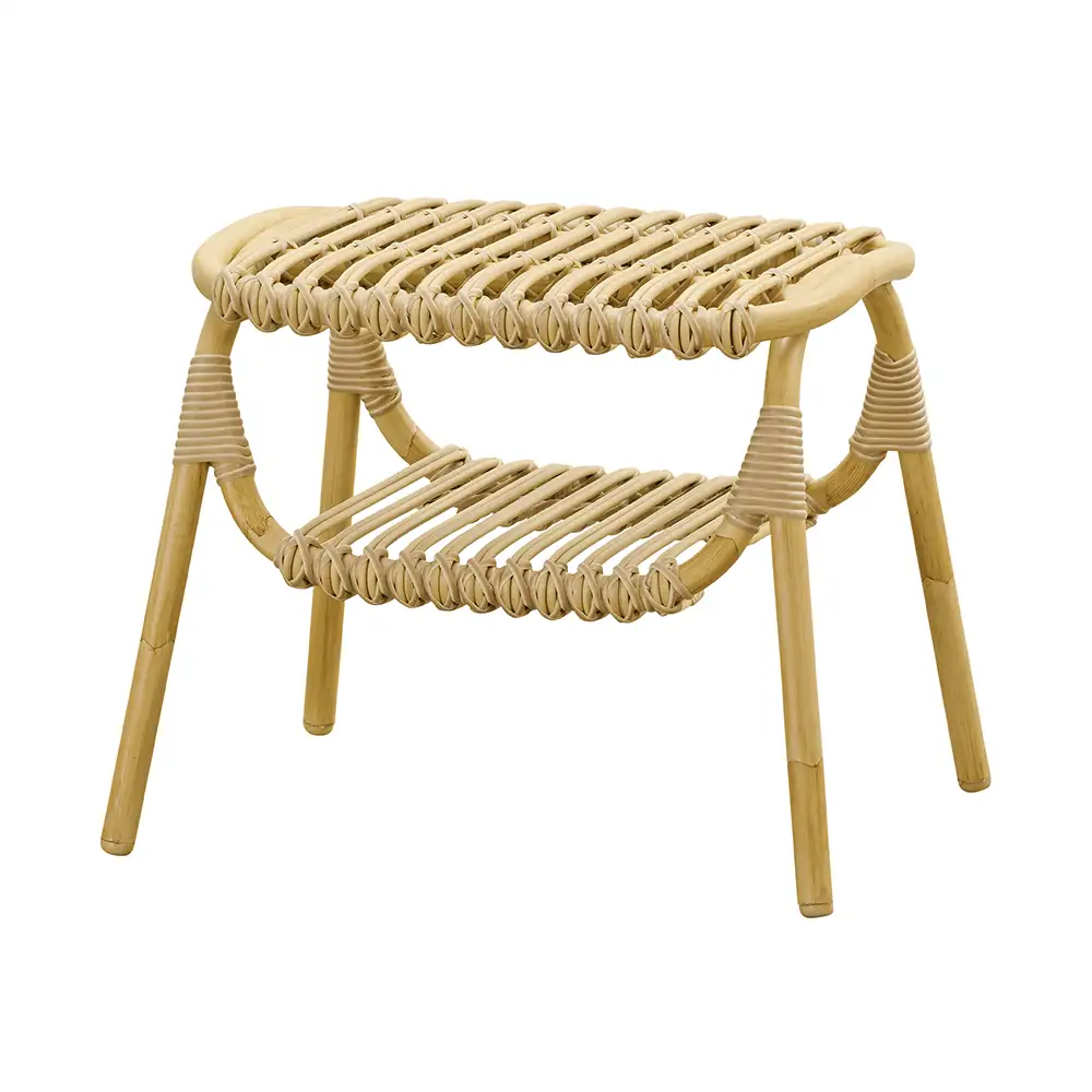 Machiya Hocker Rattan