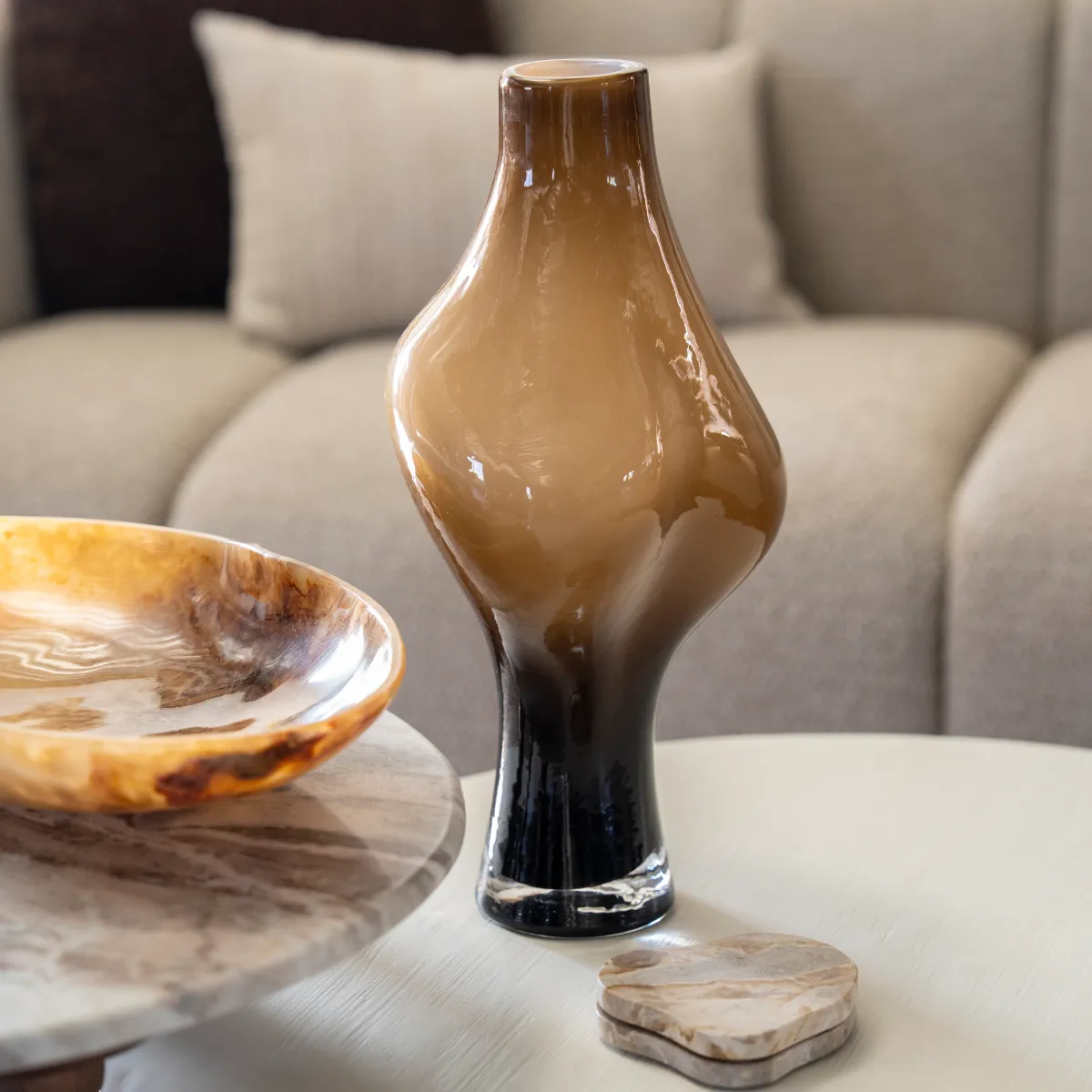 Suna 2 19x18x38,5 cm Glas braun