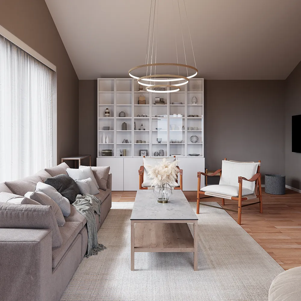 Trione Deckenleuchte Ø80cm Natural