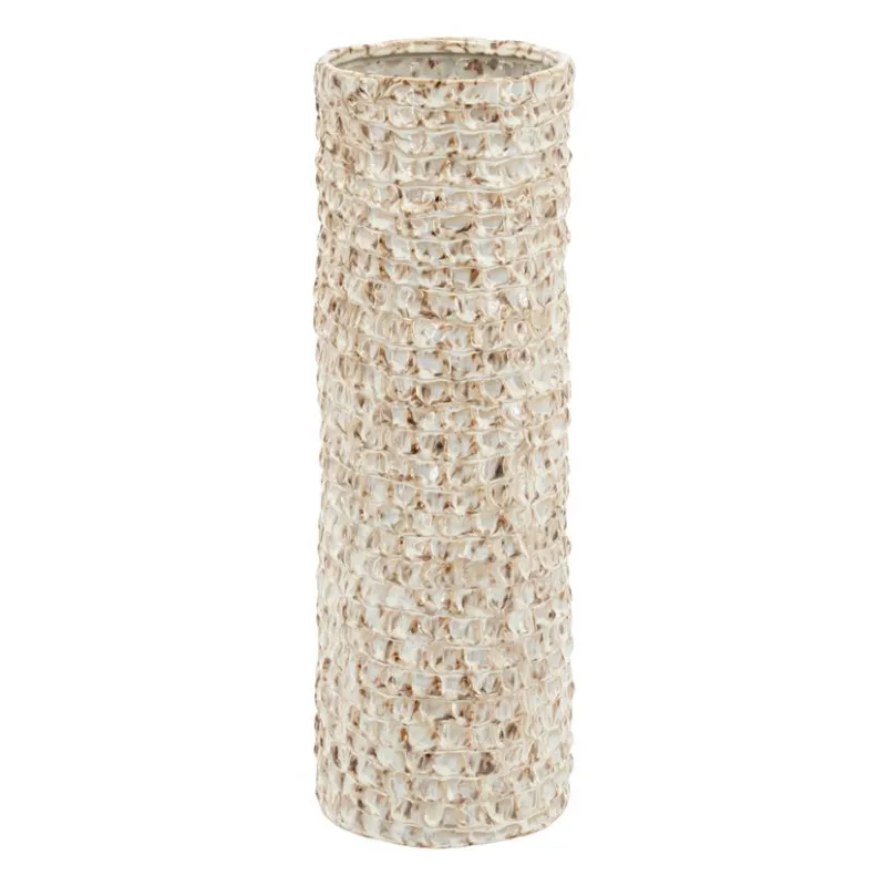 Shio large 15x15x45 cm Steinzeug Braun
