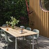 Fiber Outdoor Esstischstuhl Grey 