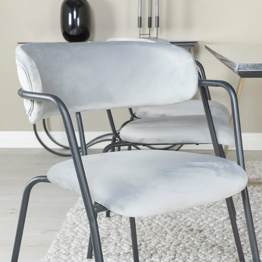 Arrow Dining Chair Grau 2er-Pack