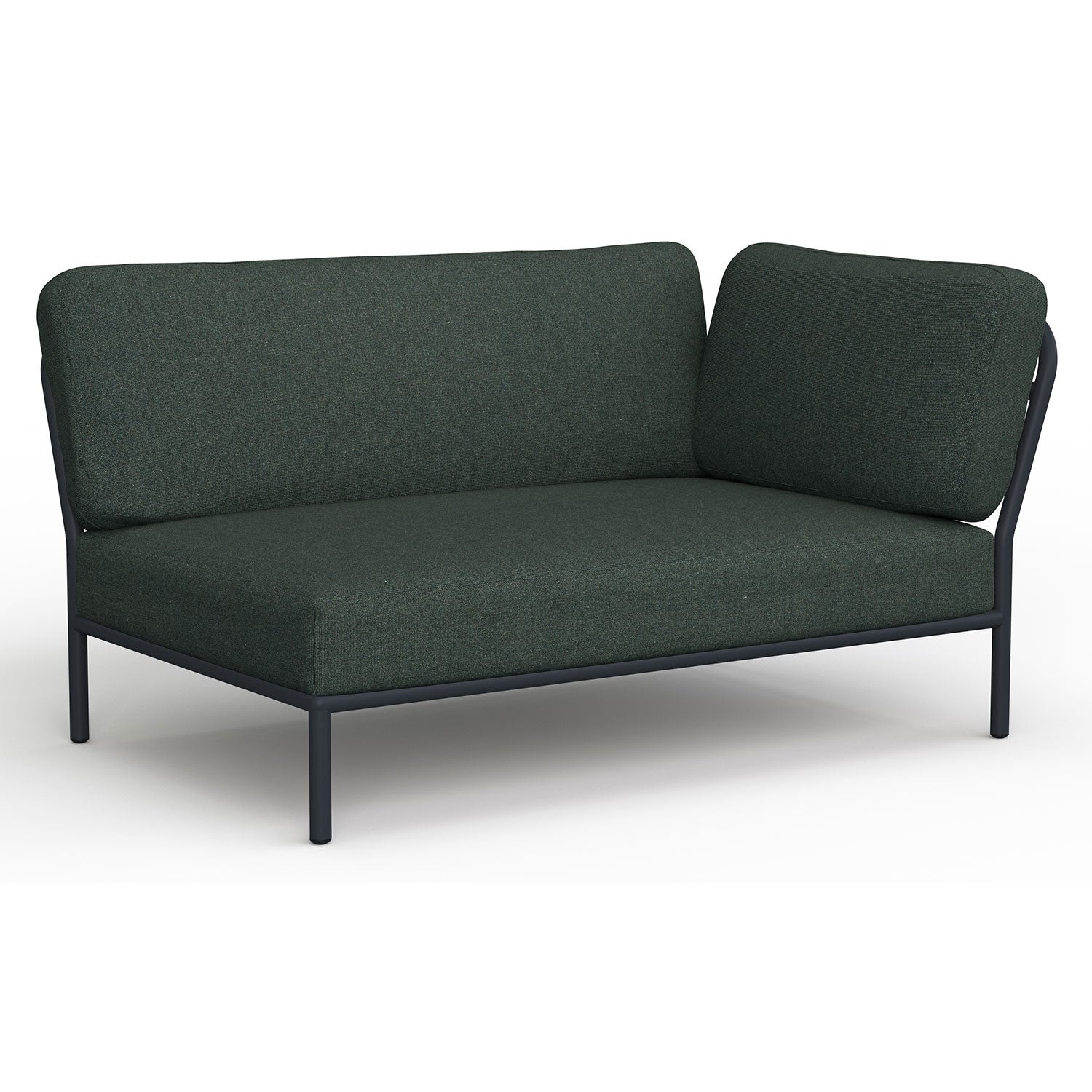 Level lounge sofa alpine heritage rechts ecke aluminium