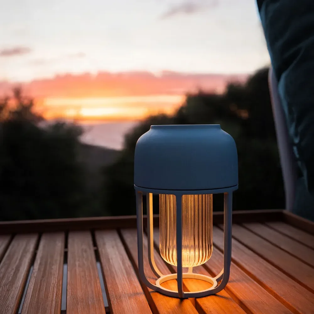 Tragbare Solarzellenlampe LIGHT No.1 schwarz