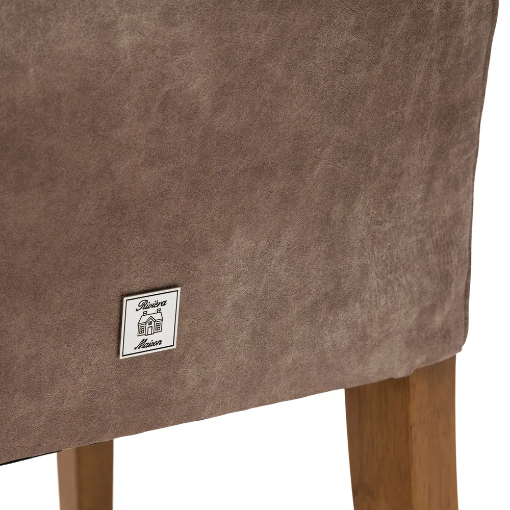  La Scala Esszimmerstuhl mit Armlehnen – camel